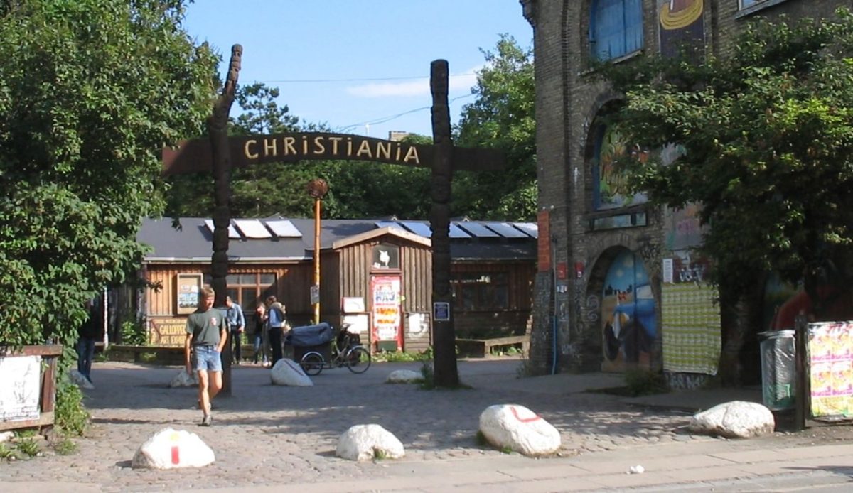 Freetown Christiania, Copenhagen, Denmark                         
