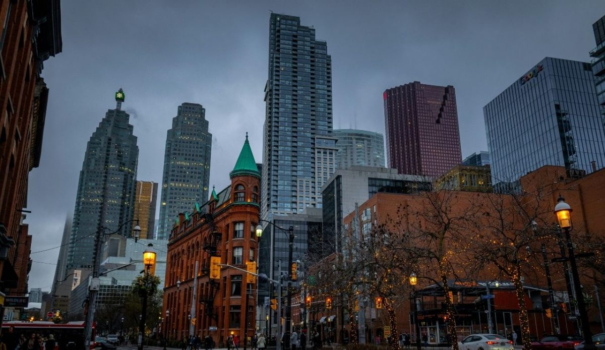 Gooderham Building, Wellington Street East, Toronto, Canada             
