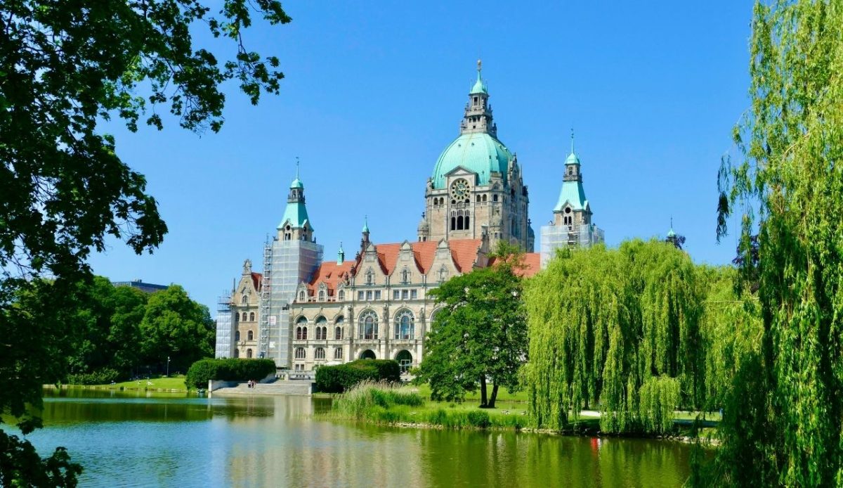 New Town Hall in Hanover, Germany                    
