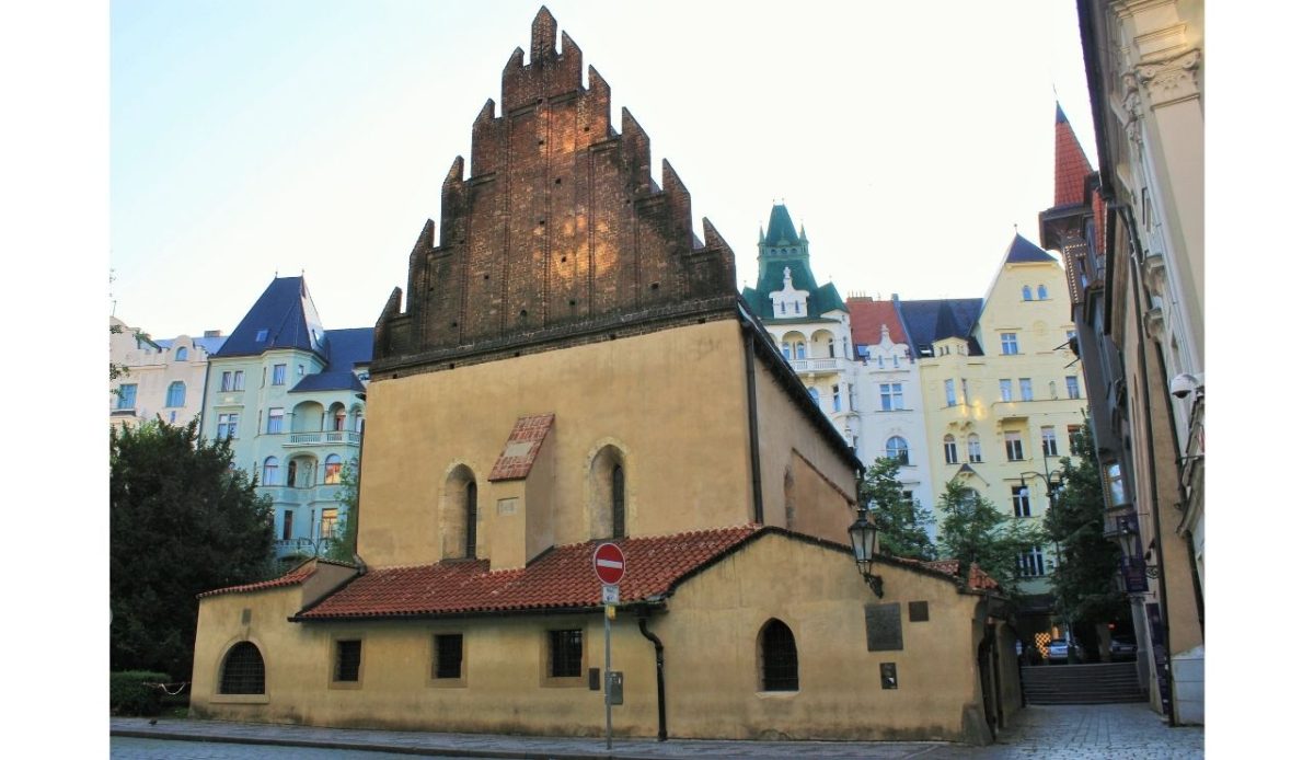 Old New Synagogue and Josefov, Prague, Czechia                            