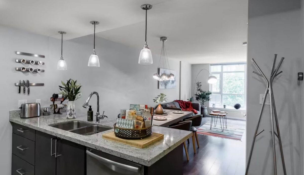 Olympic Village Condo Steps Away from Restaurants                       