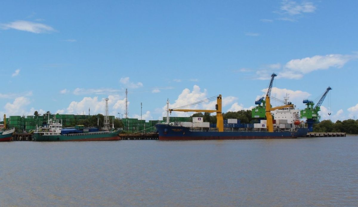 Port of Merauke, Merauke Region, South Papua, Indonesia                             