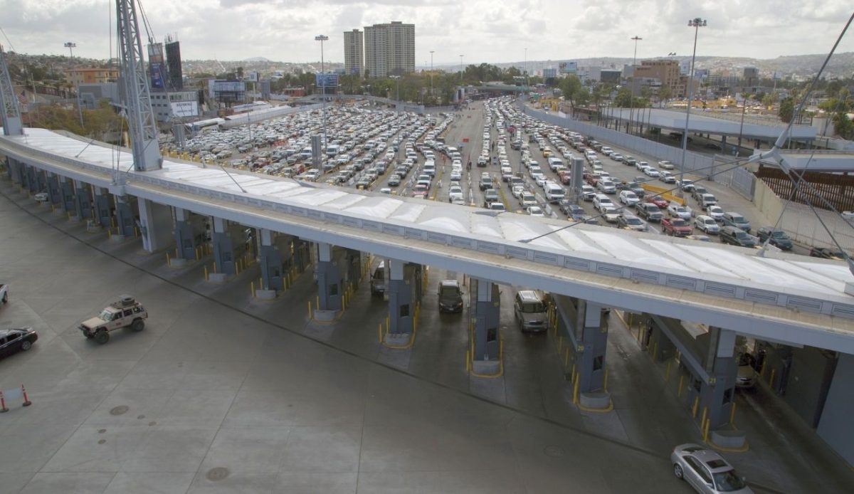 San Ysidro Port of Entry, United States and Mexico                             