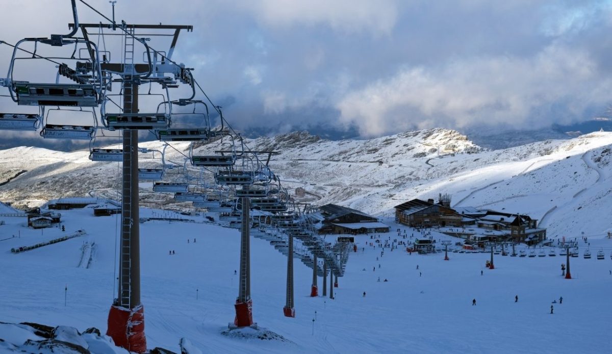 Sierra Nevada ski resort                         