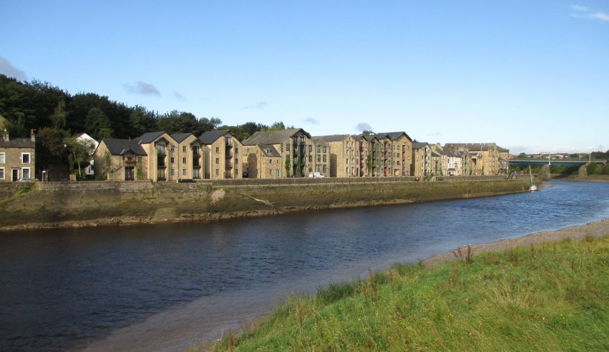 St George's Quay in Antiquary,Lancaster, England                     