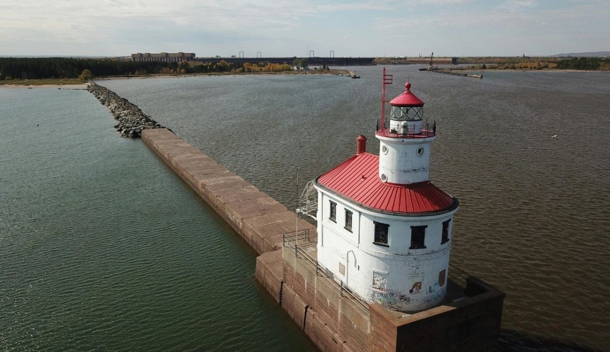 Superior Harbor South Breakwater Light, Wisconsin                            