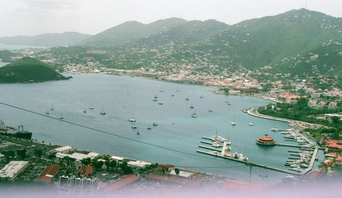 The Caribbean. Port. Harbor, Charlotte Amalie, St. Thomas, U.S. Virgin Islands