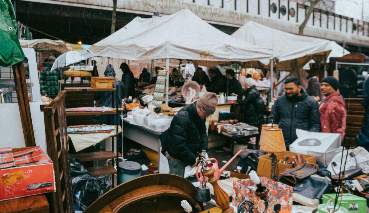 Chatou Island Market, Paris, France