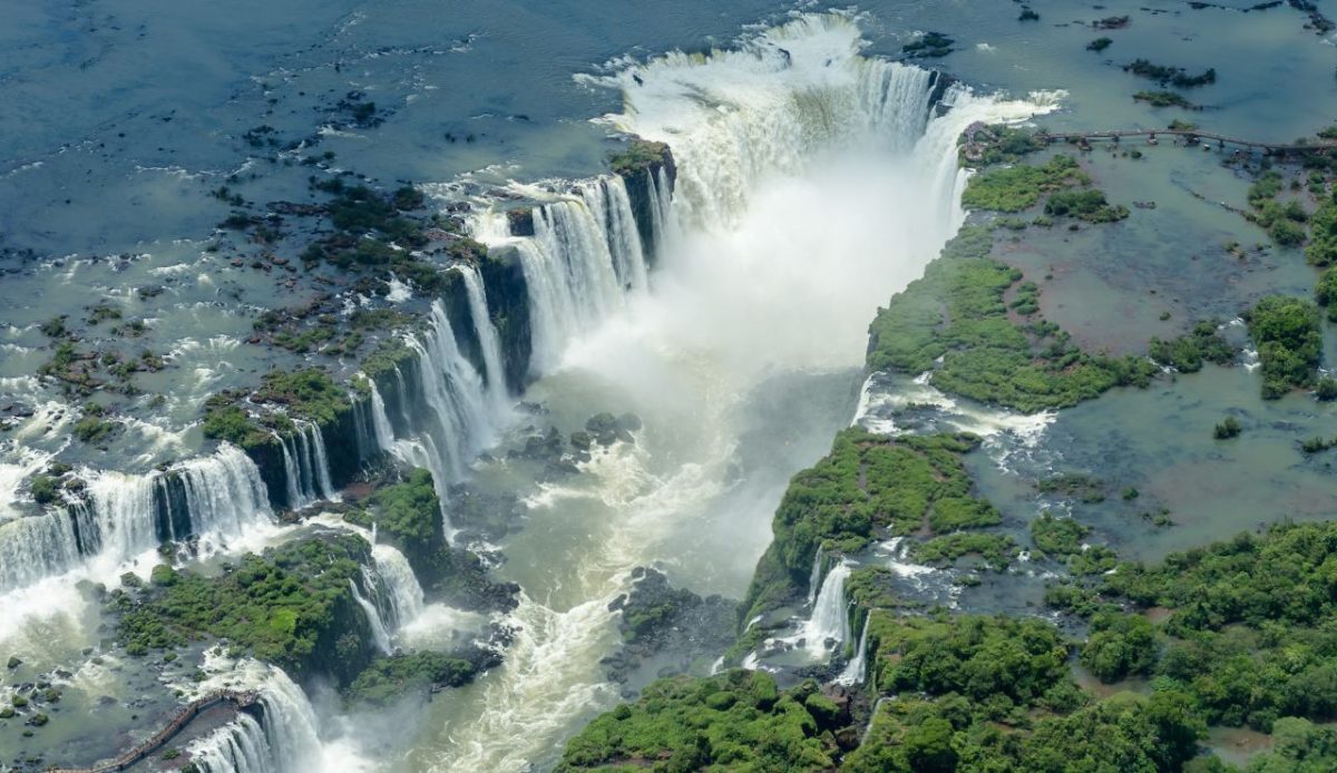 Iguazu Waterfall Swimming, Argentina/Brazil