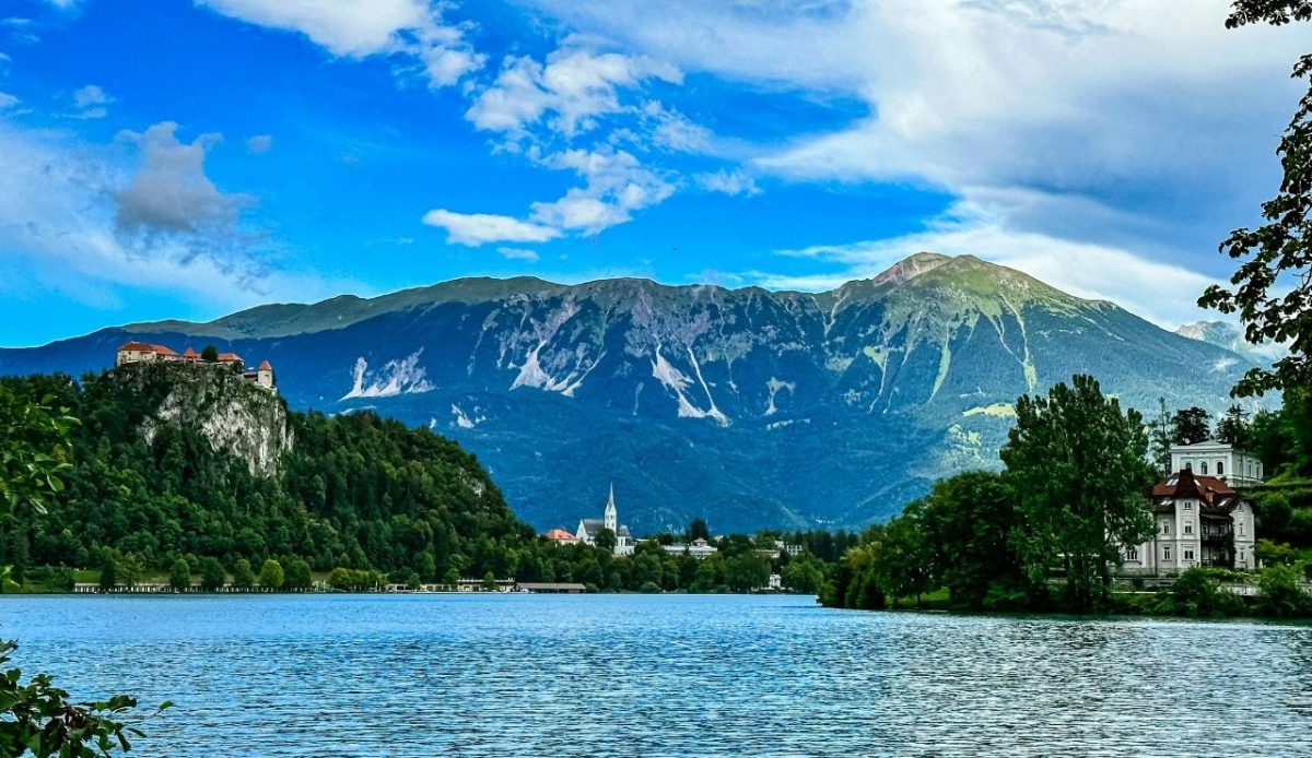 Lake Bled and The Julian Alps, Slovenia