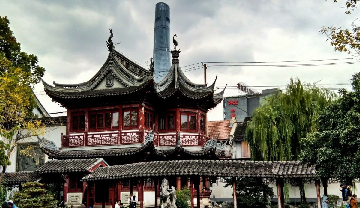 Yuyuan Garden Residential District, Huangpu, Shanghai, China                                  