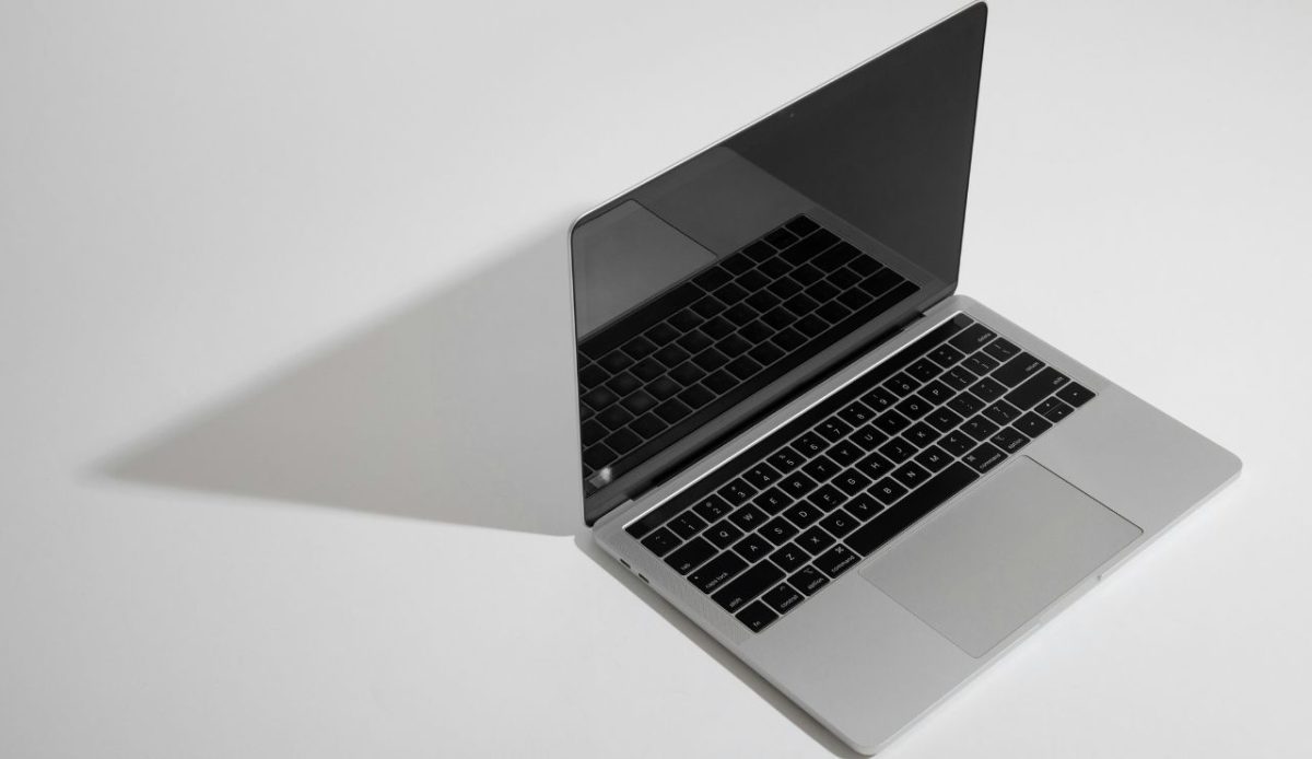 a laptop                       