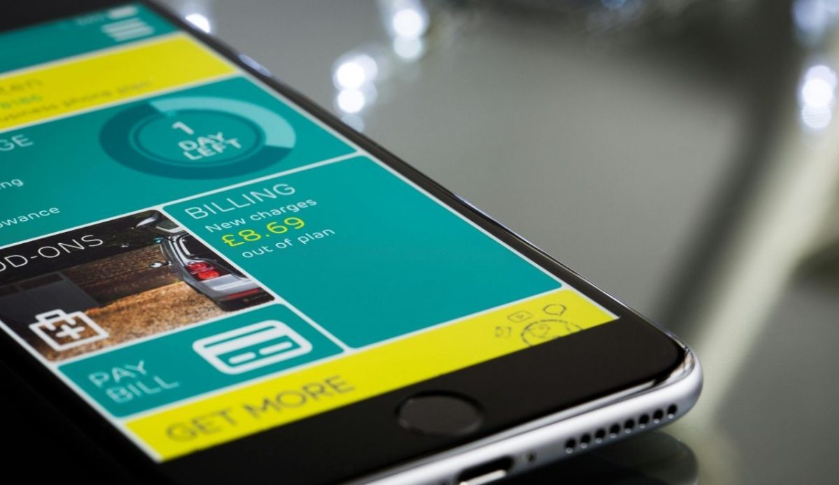 cell phone dispalying charges                     