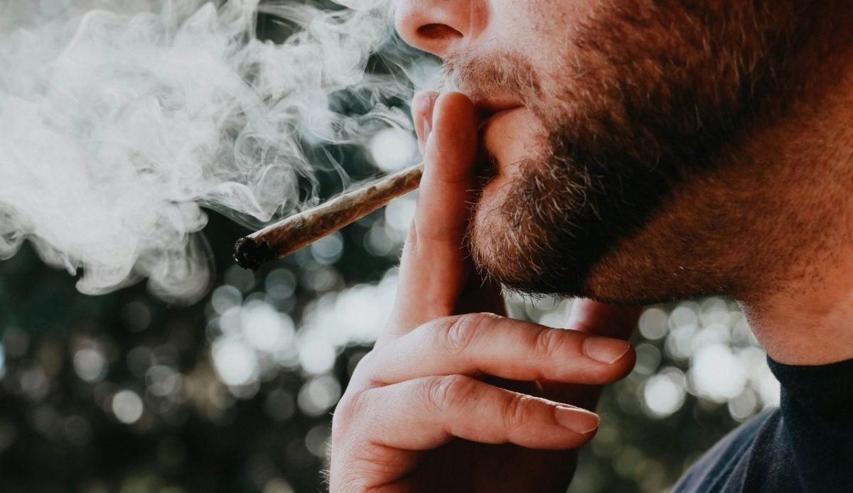 smoking cannabis    