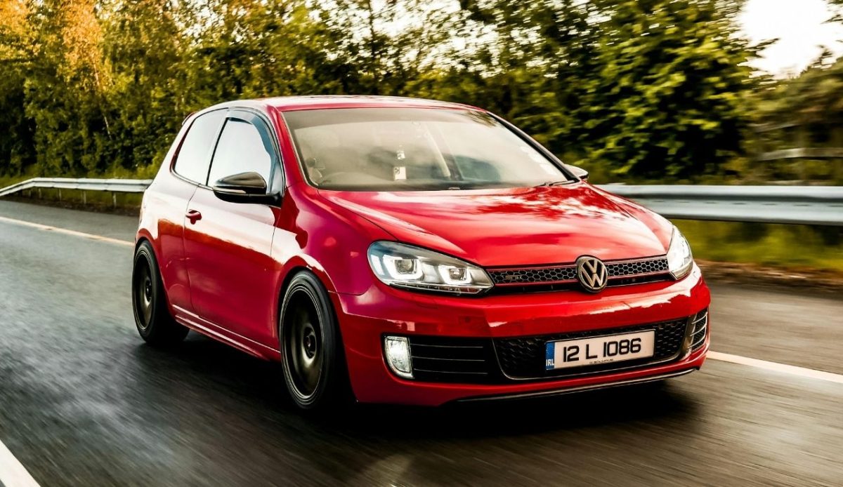 A Volkswagen Golf on the Road                                 