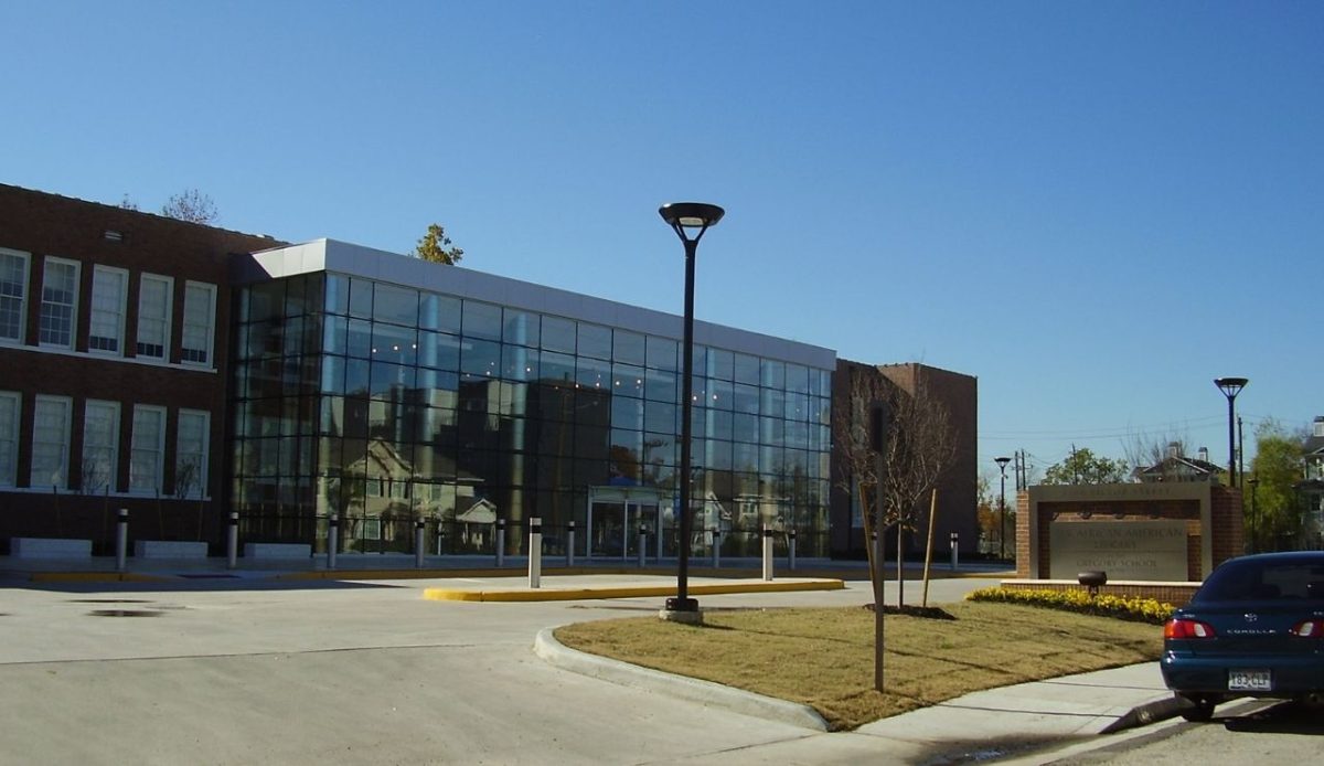 African American Library at the Gregory School, Freedmen’s Town Fourth Ward, Houston                                     