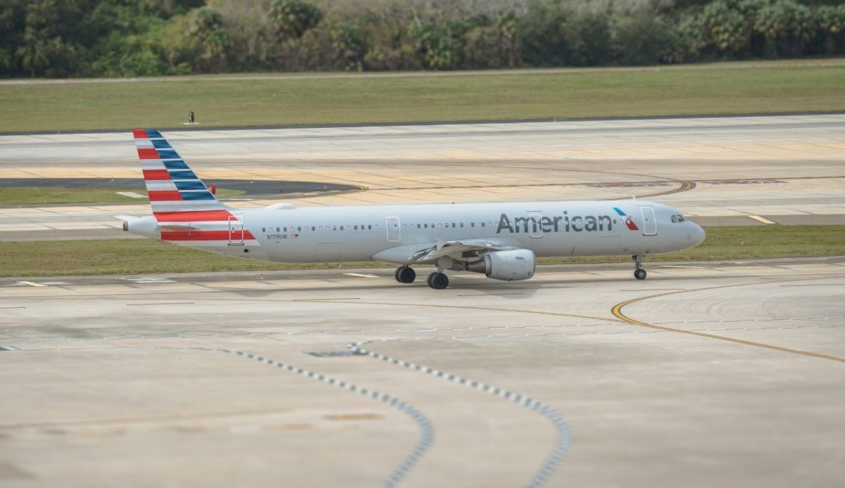 American Airlines N179UW Airbus 321-211 , Tampa International Airport (TPA), George J Bean Parkway, Tampa, Florida, USA                                    