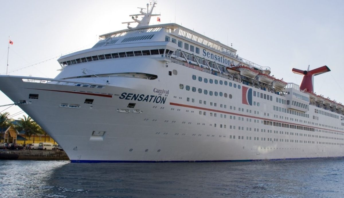 Carnival Sensation cruise ship                                            