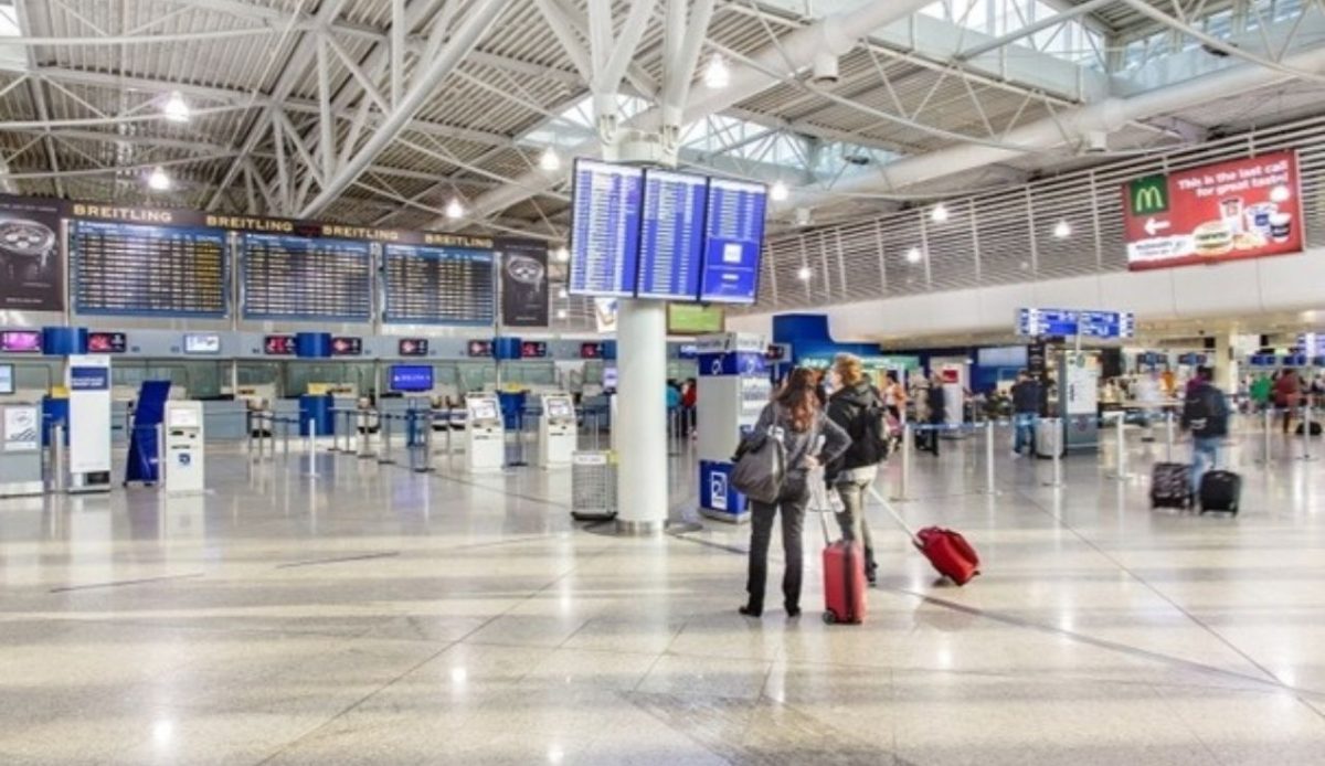 Checked in area, Athens International Airport, Greece           