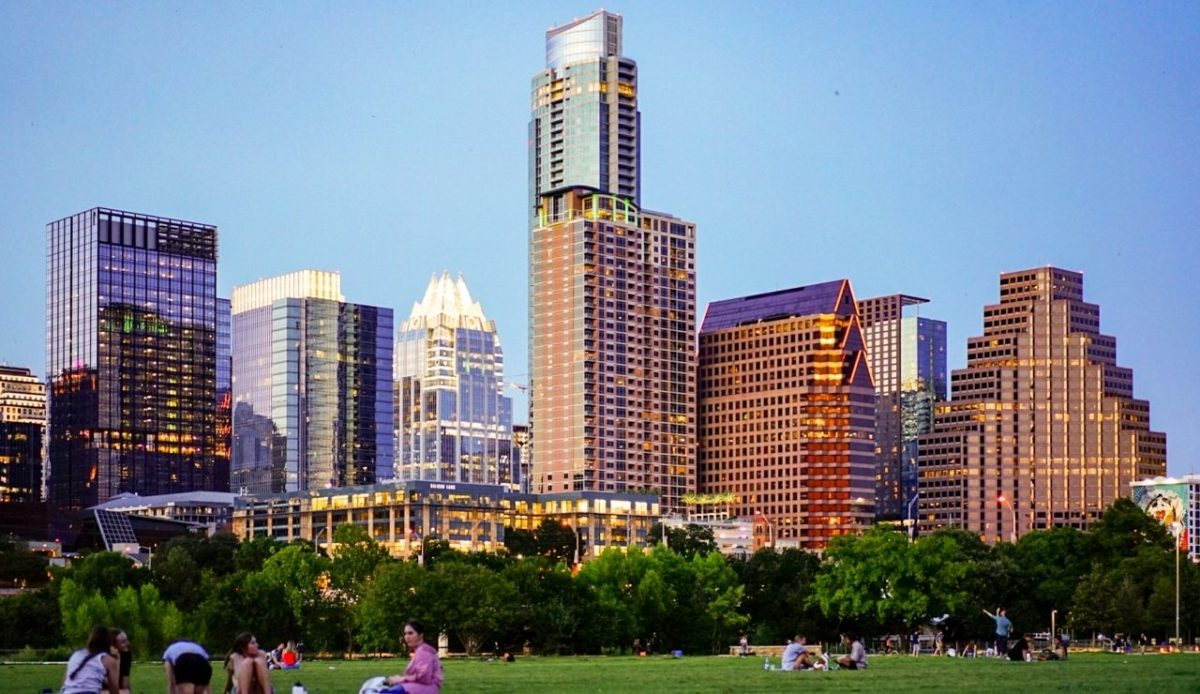 10 U.S. Cities Travelers Say Have Lost Their Soul Over the Last Decade 3 Downtown Austin skyline viewed from Zilker Park in Austin, Texas