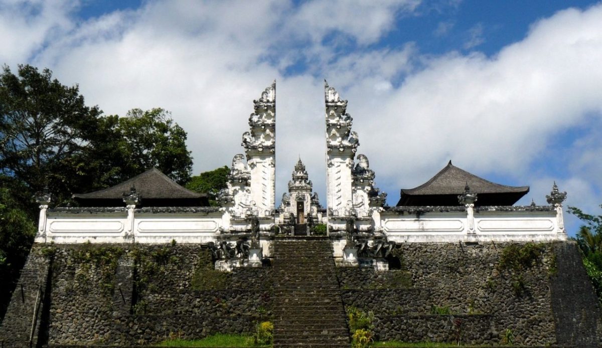 Gates Of Heaven At Lempuyang Temple, Bali                                        