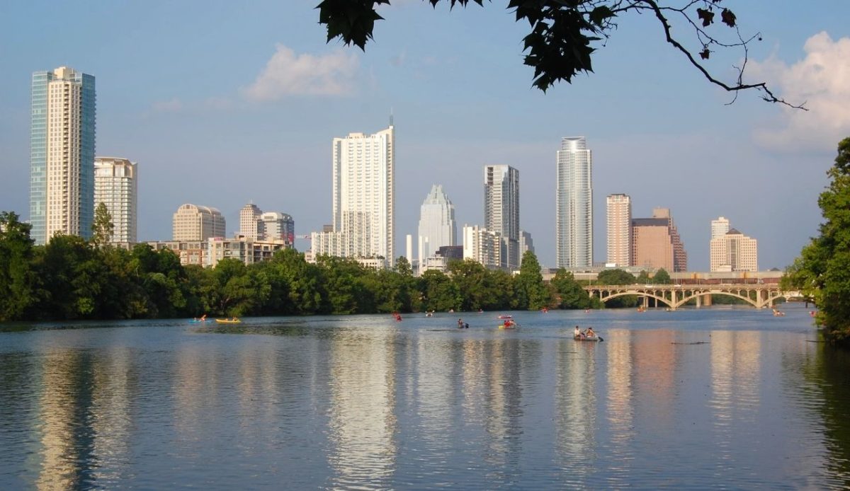 Lady Bird Lake in Austin, Texas                    