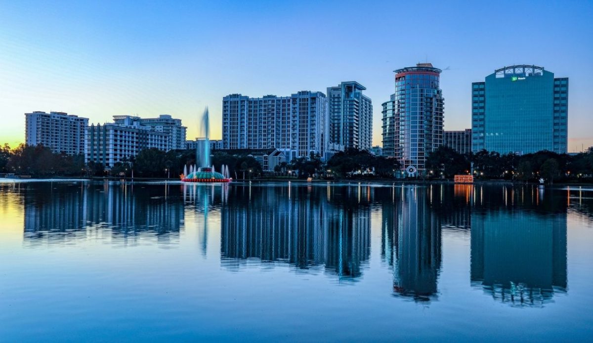 Lake Eola, Orlando, Florida, USA                    