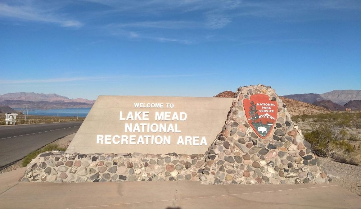 Lake Mead National Recreation Area Sign   