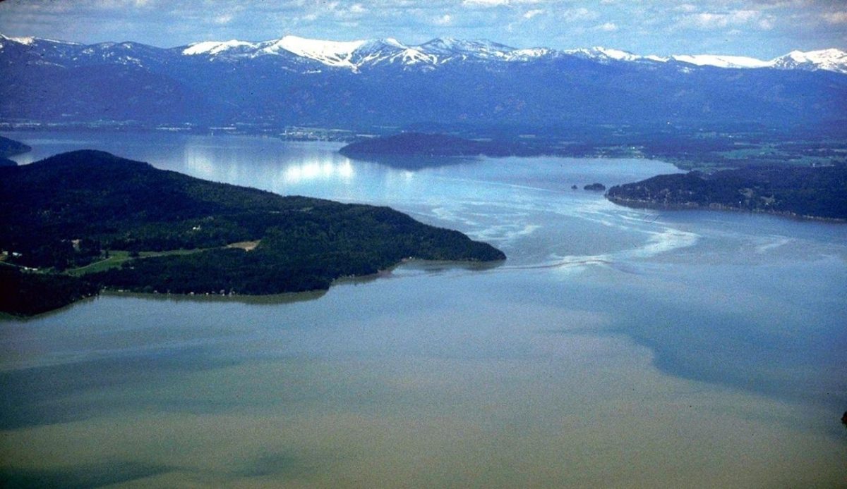 Lake Pend Oreille in Ponderay, Idaho                     