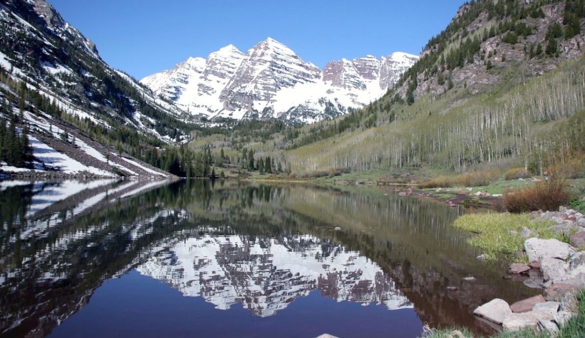 Maroon Bells, Colorado, USA                           