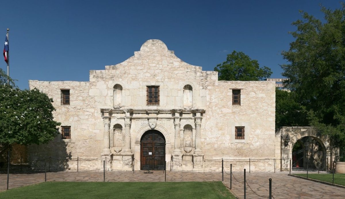 The Alamo in San Antonio, Texas, USA                           