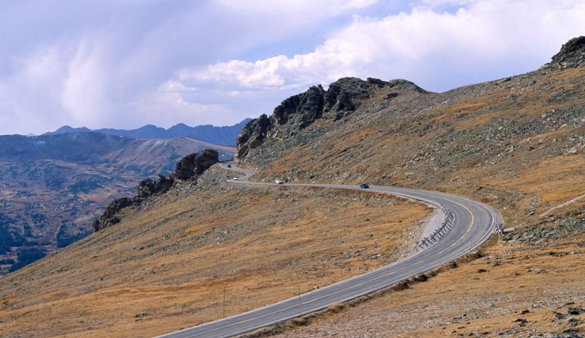 Rocky Mountain National Park Trail Ridge Road                          
