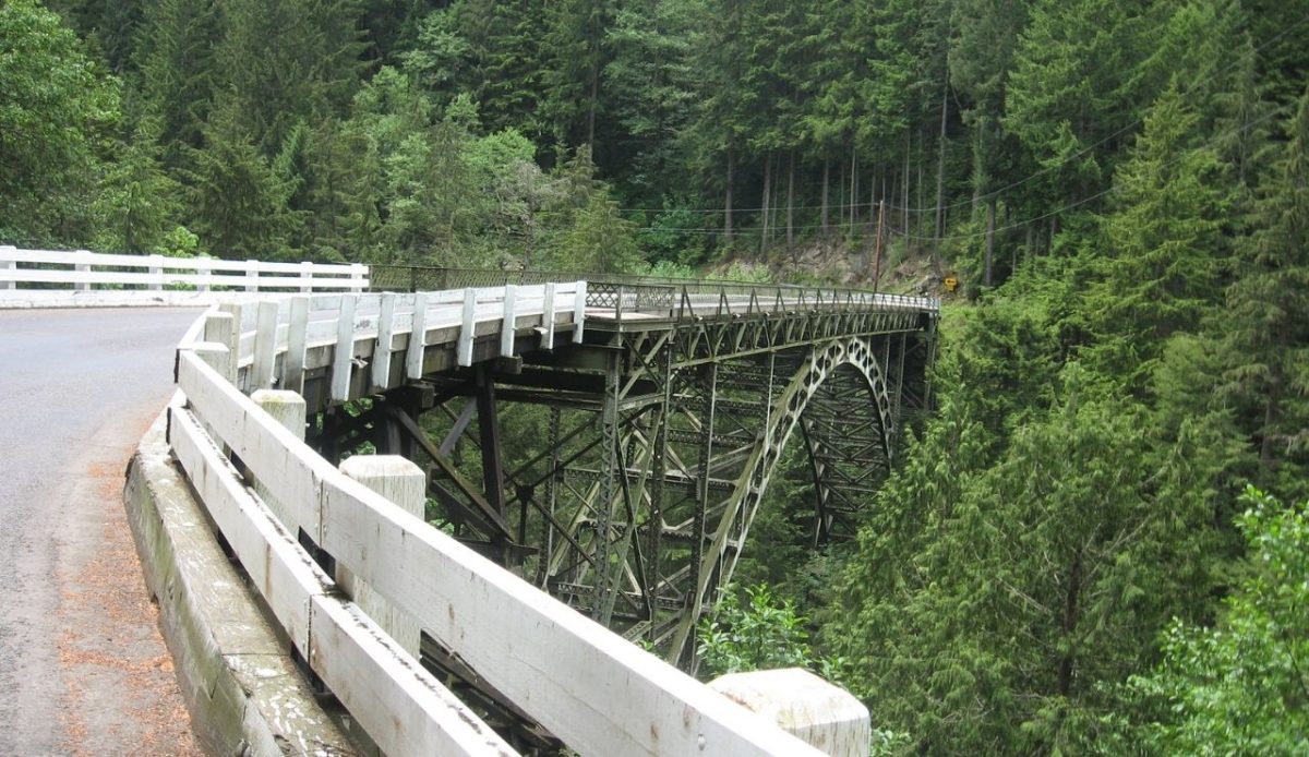 SR 165 Carbon River Fairfax Bridge, Washington                                        