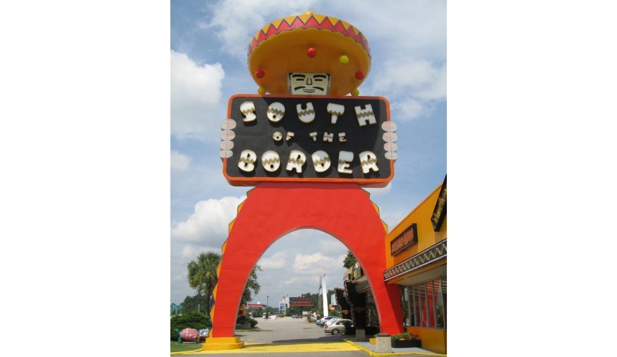 South of the Border on Interstate 95 and US 301-501 near Dillon, South Carolina.                                            