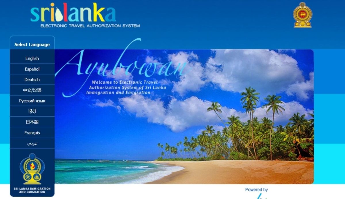 Sri Lanka Electronic Travel Authorization                                   