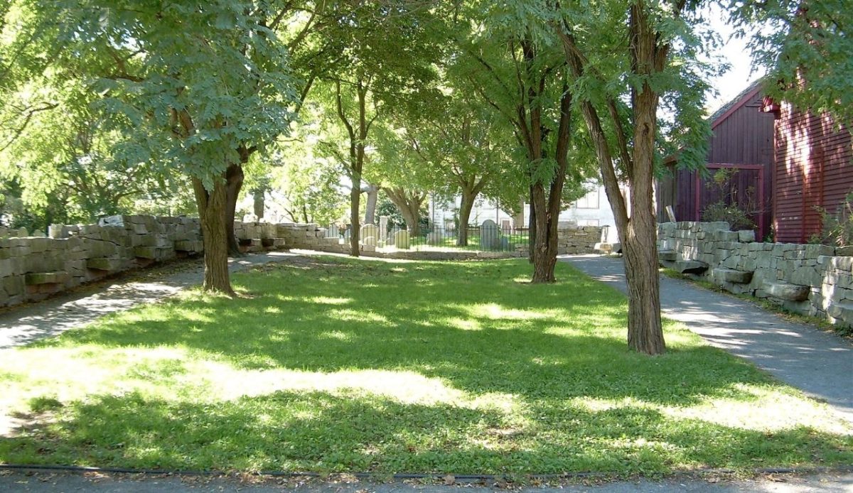 The Salem Witch Trials Memorial Park in Salem                                          