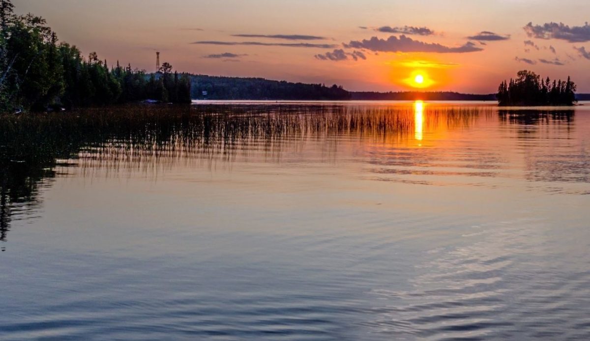 Thunder Lake, in Aaron Provincial Park, Dryden, Ontario                               
