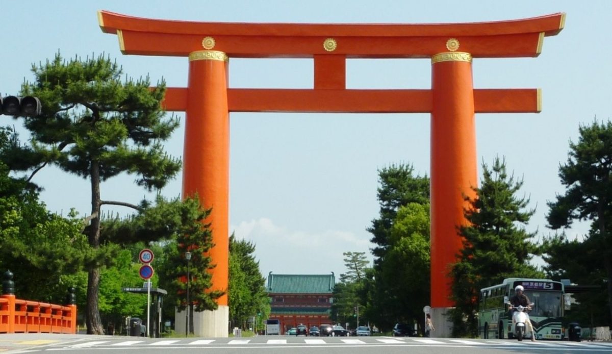 11 Japan Rules Americans Always Break 5 Torii or traditional Japanese gate. Heian-jingū. Sakyō-ku, Kyoto.