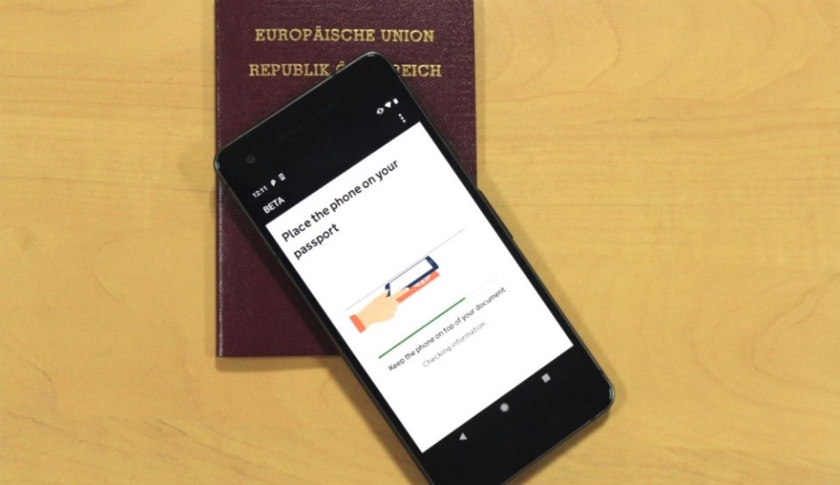 UK ETA app.                             