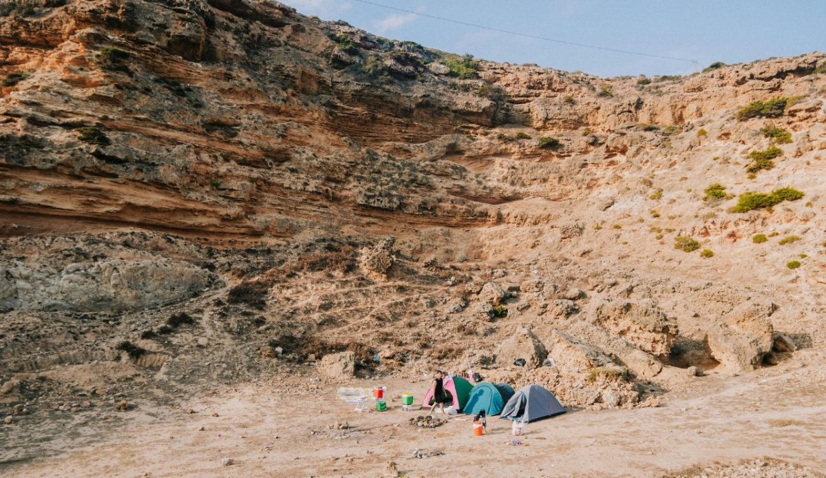 Exposed Desert Flats Camps