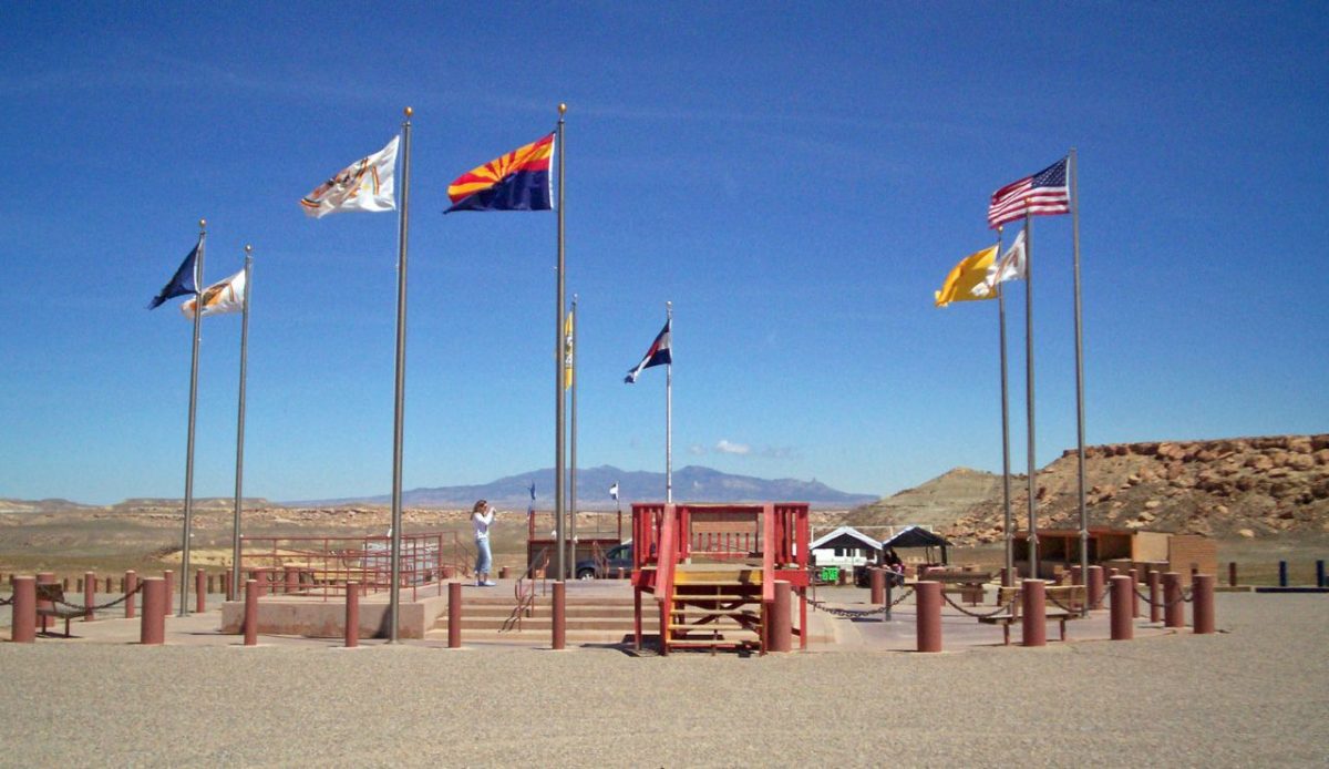 12 American Attractions Accused of Overhyping the Experience 3 Four Corners Monument, Southwest