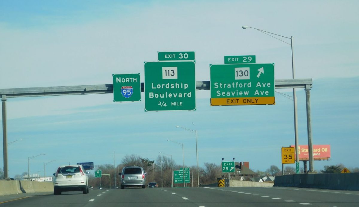  I-95 Southbound, Stamford, CT (Westport to Indian Field Road)