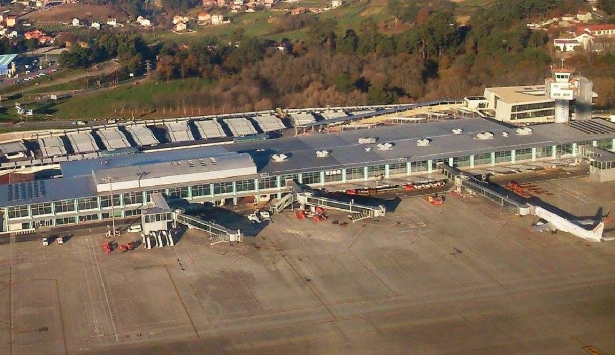 Vigo Airport, Galicia, Spain                             