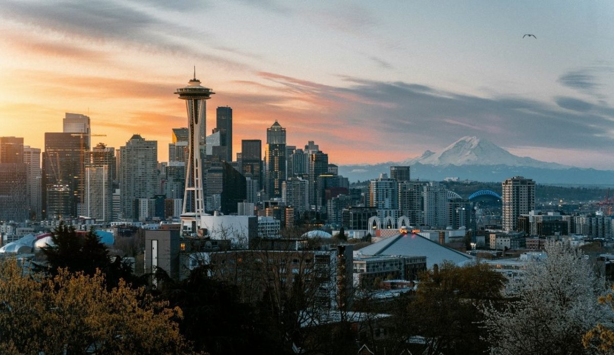 Kerry Park, Seattle, Washington, USA                              