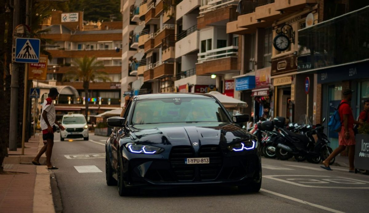 car in Lloret de Mar, Spain                           
