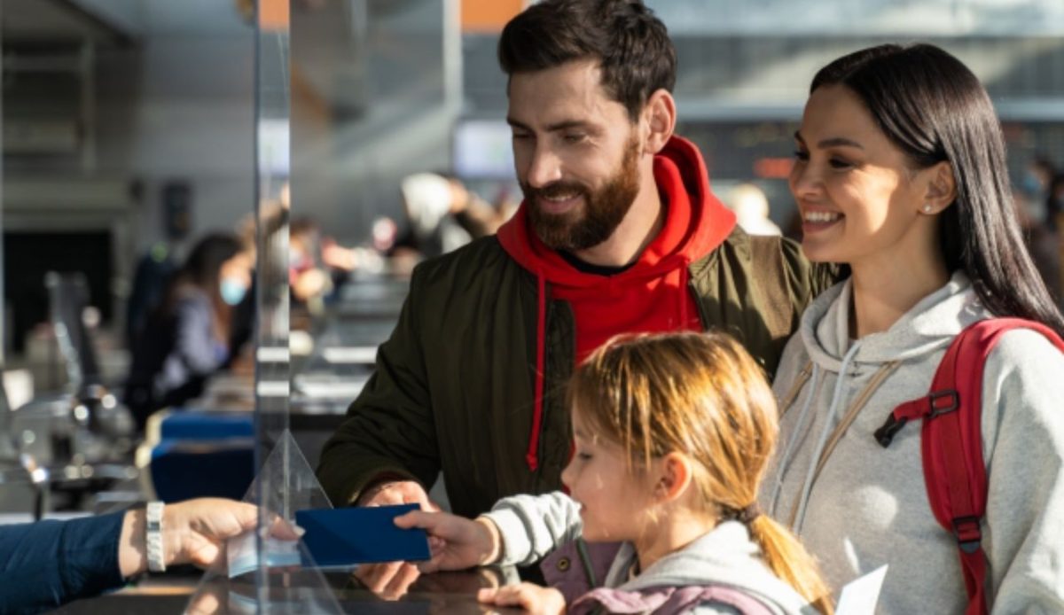 passport submitted at airport                                                   