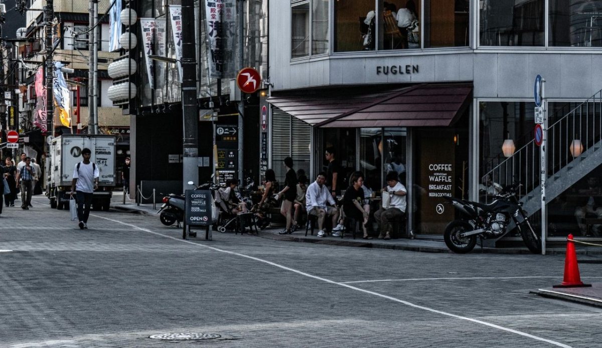 street with buildings                               