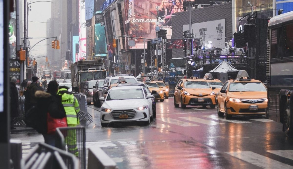 traffic congestion at new york                               
