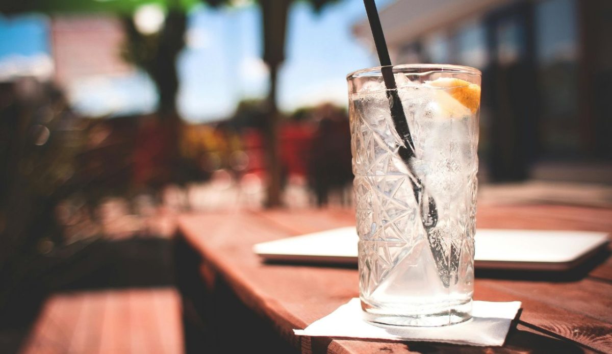 Ice water everywhere, even in winter