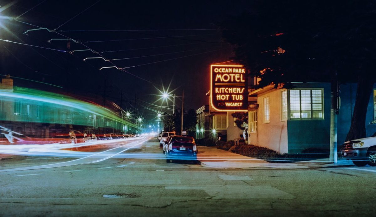 Stopping at a random highway motel without booking